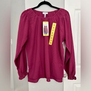 Jessica Simpson Fuchsia Blouse Size S